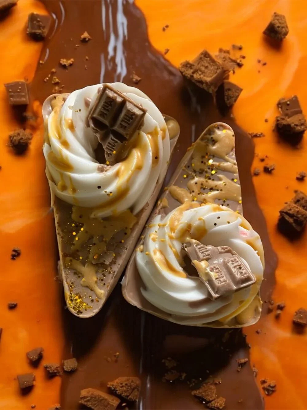 Chocolate Cake Soap Bars